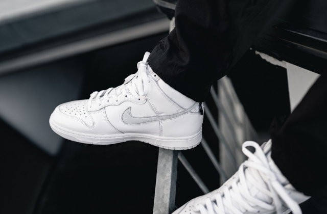 nike dunk platinum high